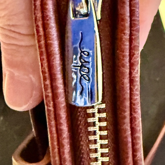 Espe Burgundy Floral Crossbody Bag - Picture 7 of 10